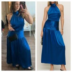 Reformation Blue Maxi Dress